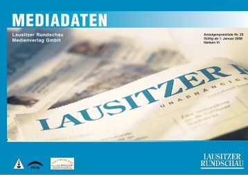 MEDIADATEN - Lausitzer Rundschau