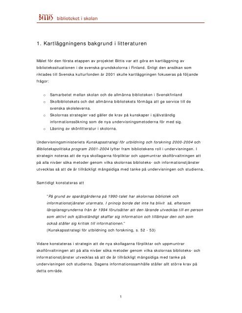 Rapporten - Kirjastot.fi