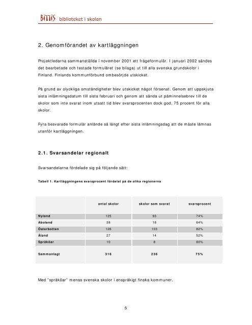 Rapporten - Kirjastot.fi