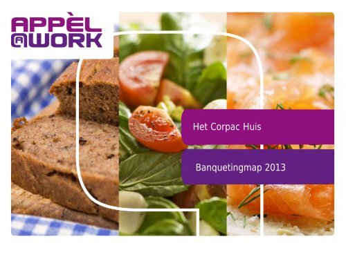 Banquetingmap 2013 - Corpac Huis