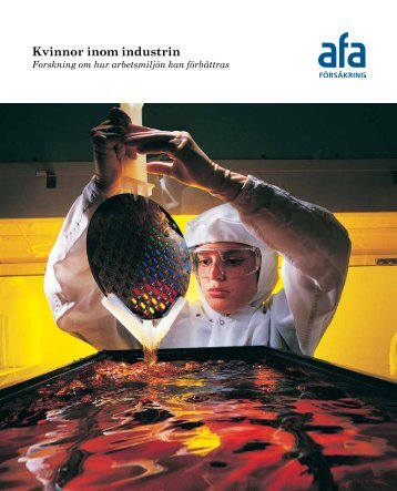 Skriften: Kvinnor inom industrin - AFA Försäkring