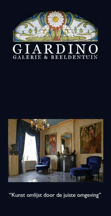 Galerie brochure Giardino 2008 - Giardino Beeldentuin & Galerie