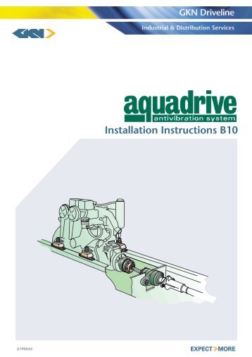 Installation Instructions B10 - Aquadrive