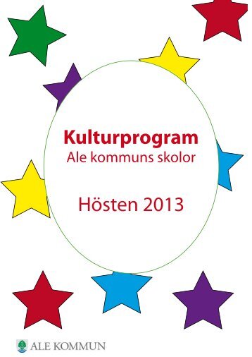 skolkulturprogram hösten 2013 - Ale kommun