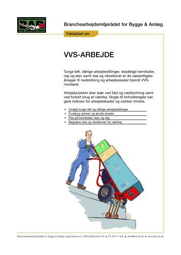 Faktablad om VVS - BAR Bygge & Anlæg