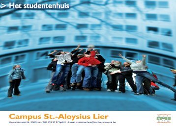 Het studentenhuis - St.-Aloysiusinstituut voor Verpleegkunde.