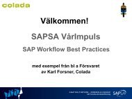 SAP Workflow Best Practices - sapsa