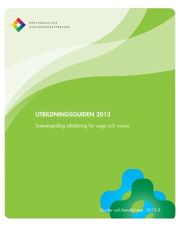 UTBILDNINGSGUIDEN 2013 - Studieinfo