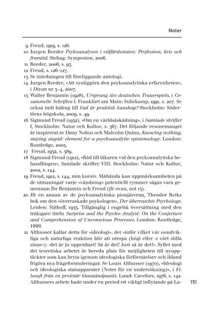 Psykoterapeutens och psykoanalytikerns praktiska kunskap