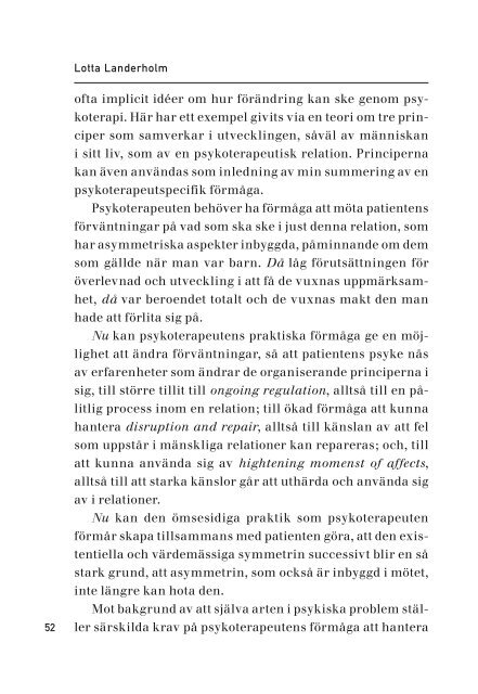 Psykoterapeutens och psykoanalytikerns praktiska kunskap