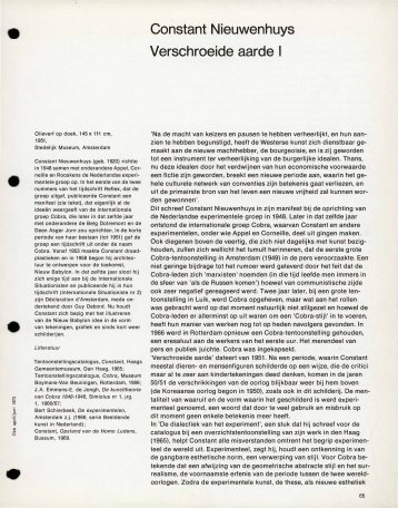 Constant Nieuwenhuys Verschroeide aarde I - Tento.be