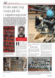 Frids samling visar på fel i vapenregister - Spuhr