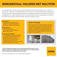 Monumentaal isoleren met Multipor (pdf) - Xella