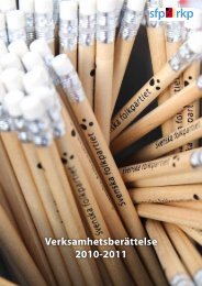 verksamhetsberättelse 2010-2011 (pdf) - SFP