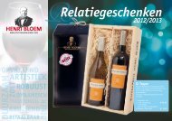 Relatiegeschenken - Wijnkoperij Henri Bloem