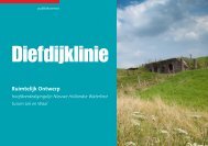 Brochure over Diefdijklinie Ruimtelijk Ontwerp - Hollandse Waterlinie