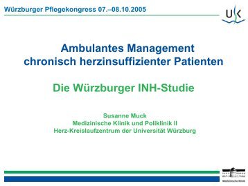 Ambulantes Management chronisch herzinsuffizienter Patienten