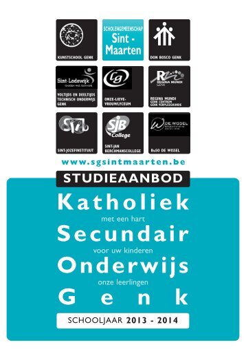 brochure studieaanbod 2013-2014 - Scholengemeenschap SINT ...