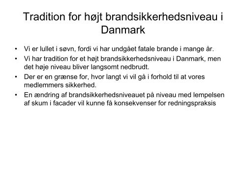Powerpoint, Dansk - Brandfolkenes Organisation