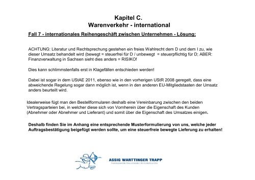 Umsatzsteuerrecht - Aktuell für den Unternehmer Verschärfte ...