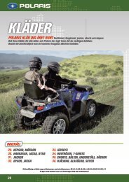 ATV & Ranger kläder och tillbehör 2010 på svenska - Polaris Mora