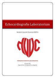 (SOPs) Echocardiografie Laboratorium - NVVC