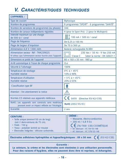 Les programmes - Sport-elec.com