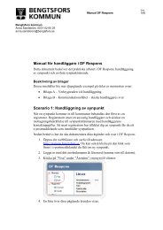 Användarmanual för DF Respons - Bengtsfors kommun