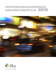 trafikförsäkringsföreningen verksamhetsberättelse 2010