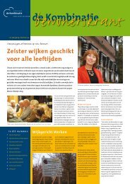 Bewonerskrant jaargang 11 nr. 33 - Woningbouwvereniging De ...