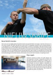 Beste RetZef vrienden Dojo regels - RetZef Krav Maga