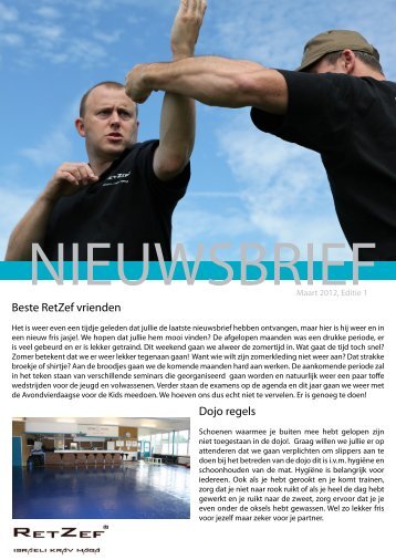 Beste RetZef vrienden Dojo regels - RetZef Krav Maga