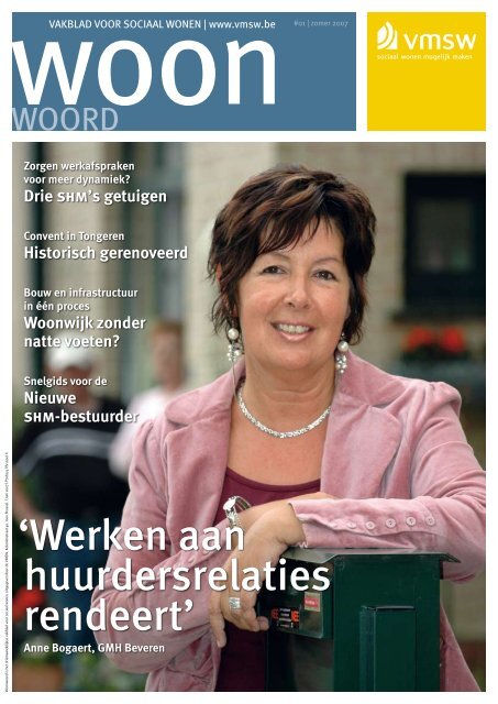 Werken aan huurdersrelaties rendeert - Vlaamse Maatschappij voor ...