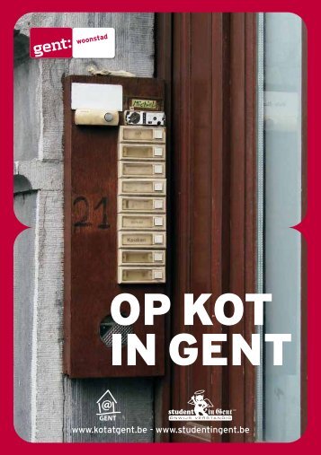 Gent_Op kot in Gent 2011.pdf - Kenniscentrum Vlaamse Steden