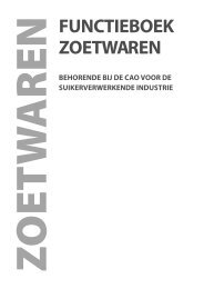 Functiehandboek Zoetwaren - Salaris-informatie.nl