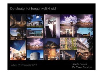 De sleutel tot toegankelijkheid - Beurs Domotica en Slim Wonen