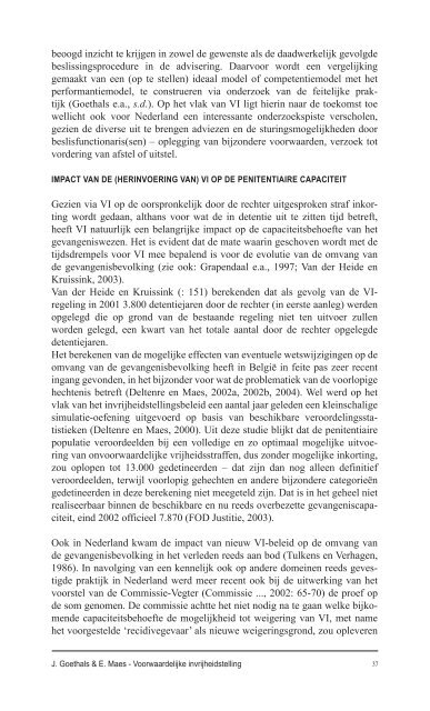 Een Vlaamse spiegel - Nederlandse Vereniging voor Kriminologie