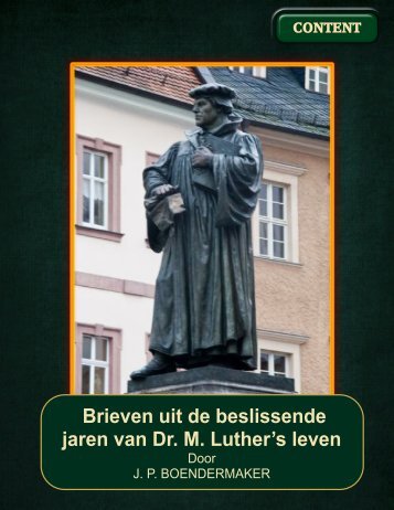 brieven uit de beslissende jaren van luther's leven, 1516/1521