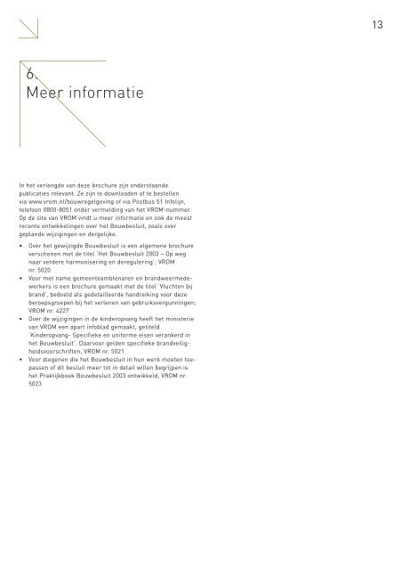 Brandveiligheid volgens het Bouwbesluit 2003