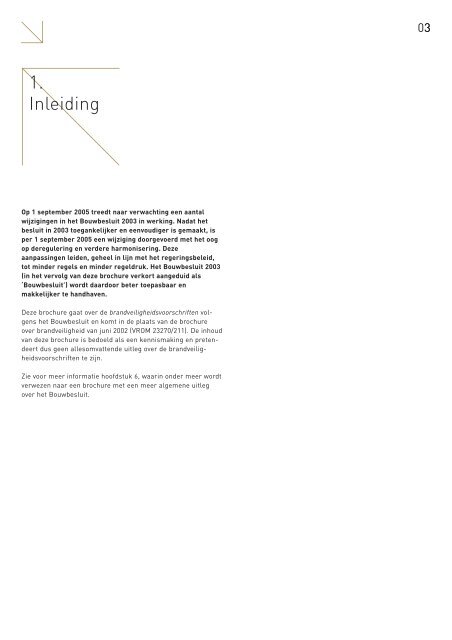 Brandveiligheid volgens het Bouwbesluit 2003
