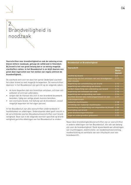 Brandveiligheid volgens het Bouwbesluit 2003