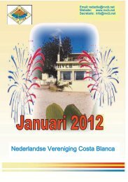 Januari 2012 - Nederlandse Vereniging Costa Blanca