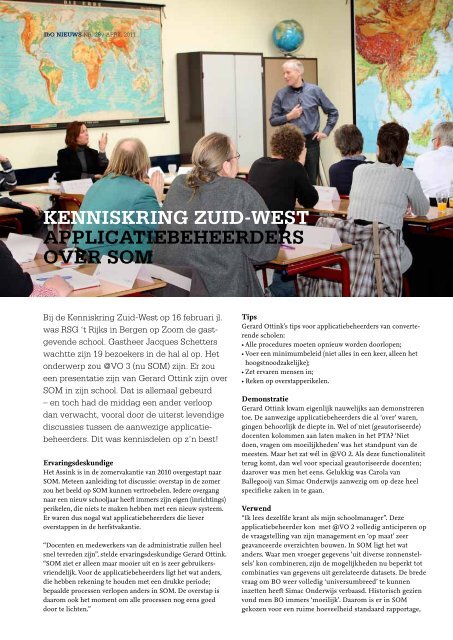 IbO-nieuws april 2011, pag. 4 - IRIS Schoolveiligheid