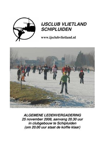 Jaarboekje 2008 - IJsclub Vlietland