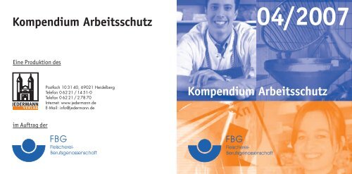 Kompendium Arbeitsschutz - Jedermann-Verlag Heidelberg