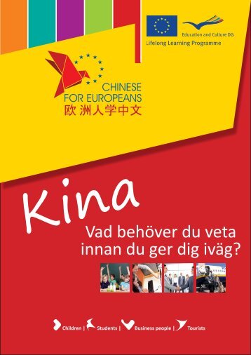 Vad behöver du veta innan du ger dig iväg? - Chinese for Europeans