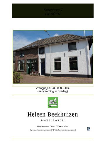 Download brochure(3,03 MB) - Heleen Beekhuizen Makelaardij