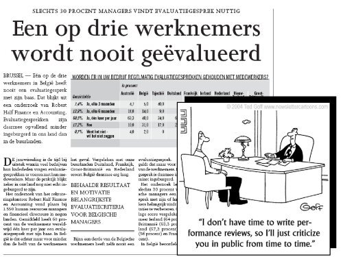 Inleiding tot prestatiebeoordeling - ACV Openbare Diensten