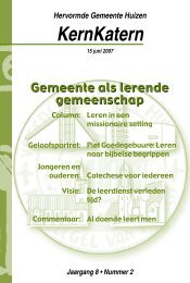 Gemeente als lerende gemeenschap - Hervormd Huizen