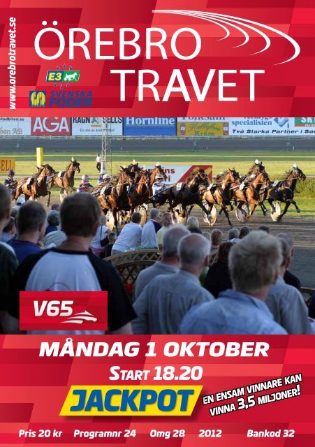 Måndag 1 OktOBer - Örebrotravet